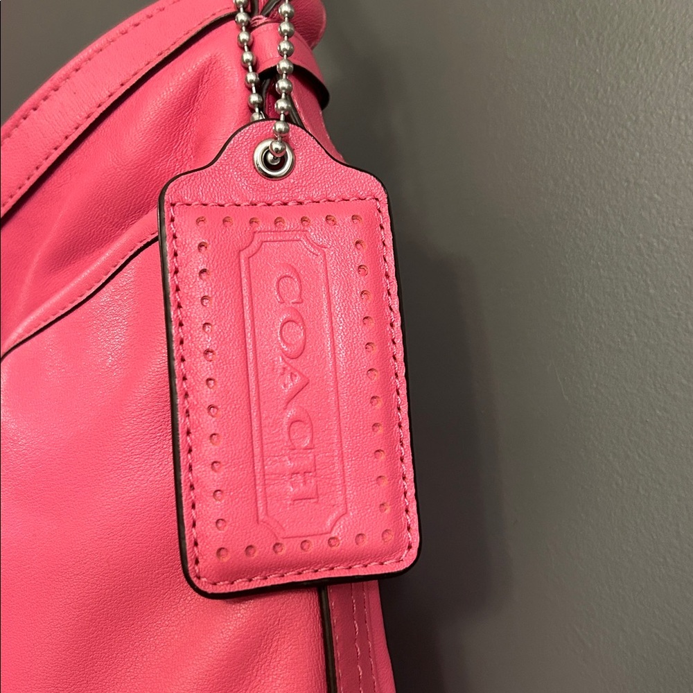 Coach Park Leather Duffle pink Shoulder Bag - Picture 4 of 13